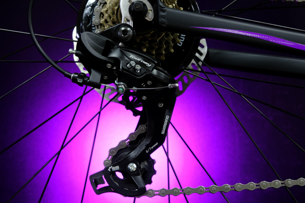 Lorak Glory 2000 Матовый Чёрный/Фиолетовый рама 15 (на рост 141-160)