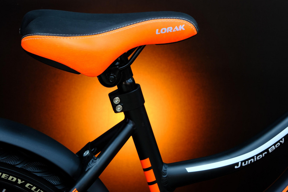 Lorak Junior 20 Boy Матовый Чёрный/Оранжевый