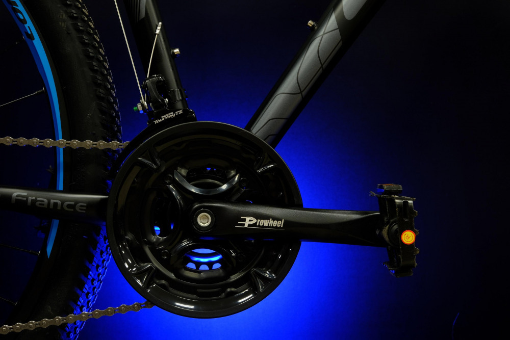 Lorak 1.0 Матовый Чёрный/Синий рама 17 (на рост 155-173) (27.5)