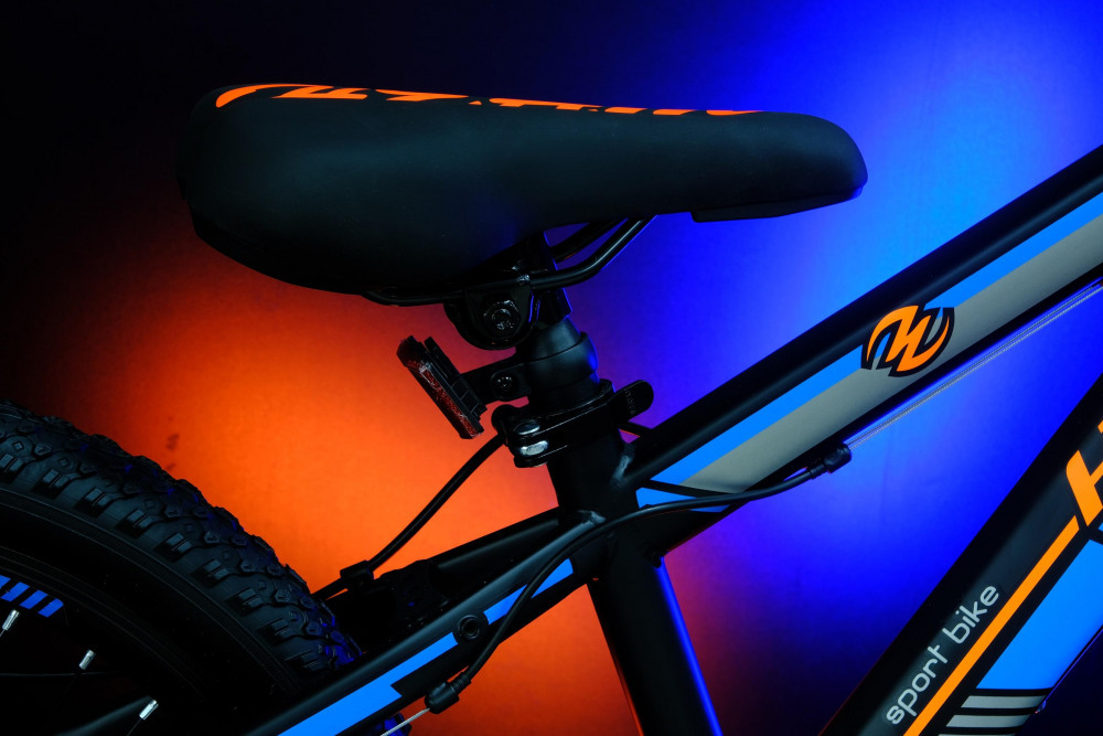 Heam First 207 Матовый Чёрно/Оранжевый/Синий