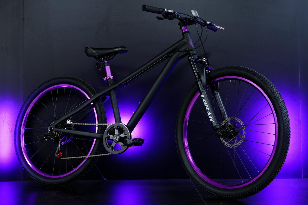 LORAK JOKER Hard 26 Матовый Чёрный/Розовый