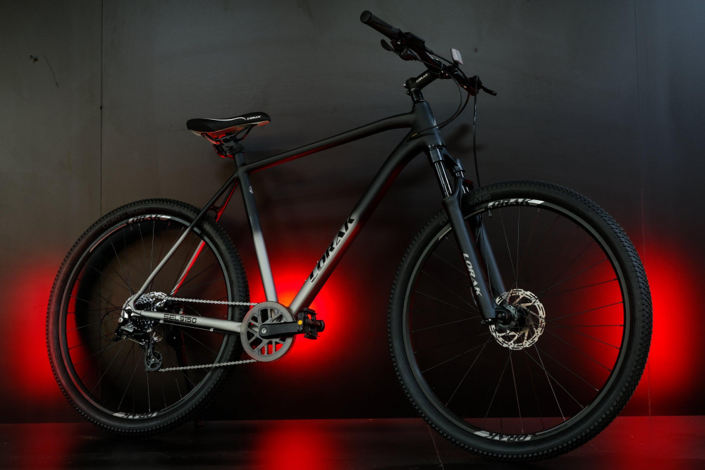 LORAK Sel 9150 8 sp Матовый Чёрный/Серый 23р (на рост 189-205)