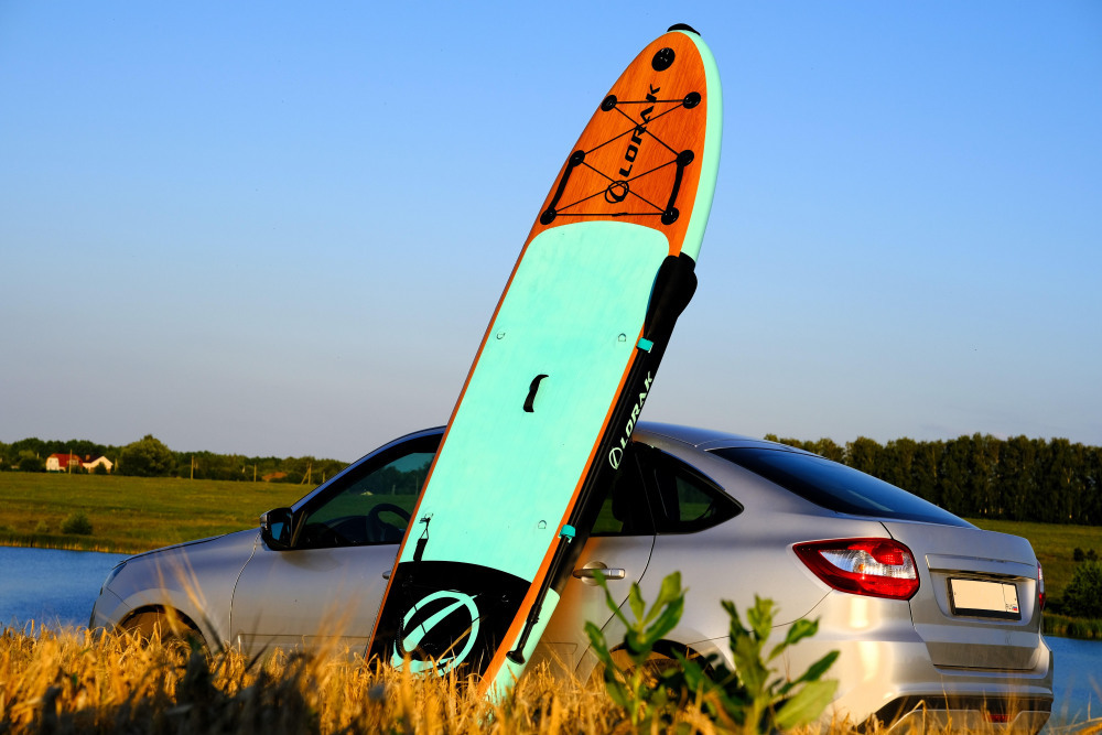 Сапборд Lorak 910 (335*84*15)серое дерево, код 77910