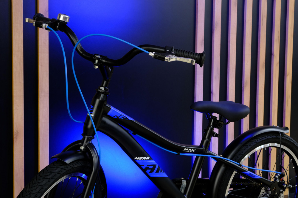 HEAM 20 FATBOY Disk Матовый Чёрный/Синий